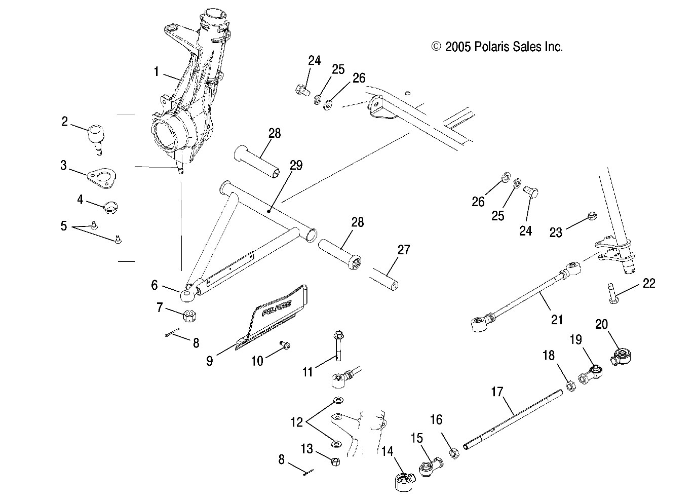 A-ARM and STRUT MOUNTING - A05JD32EA (4999200299920029C03)